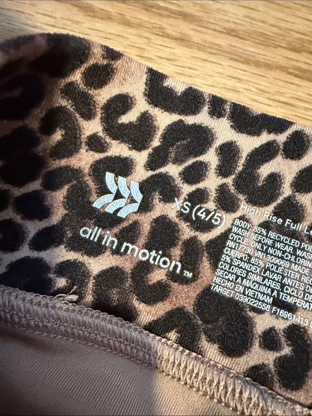 all in motion Leopard Print Girls' Leggings - Brown & Black